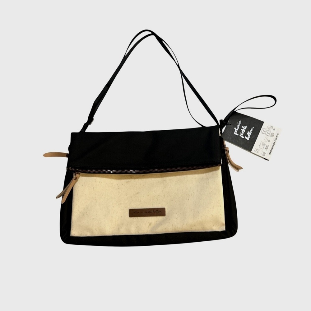 Petunia Pickle Bottom Crossover Clutch Black Stone Diaper‎ Bag Baby Imperfection